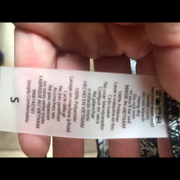 Lularoe NWT Shirley kimono black/white - Picture 3 of 3